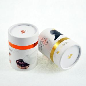 Cylinder Honey Jar Diameter 155mm Caperboard Push Up Tubes