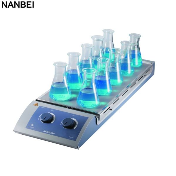 Buy 10 Channel Heated Magnetic Stirrer Laboratory Instrument 1100rpm at wholesale prices