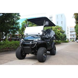 China 4 Seat Electric Golf Cart CE Certified Optional Lead Acid Battery New Design Golf Hunting Cart on sale