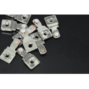 Contact Component Stamping Parts / Brass Electrical Spring Contacts For