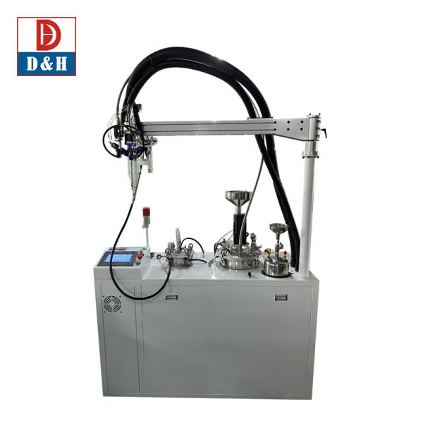 liquid silicone electronic potting compound machine 2K DOS Led rubber mixing