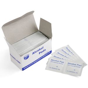 Medical Alcohol Swabs Wet Wipes , Alcohol Swabs Pads For Injections Control