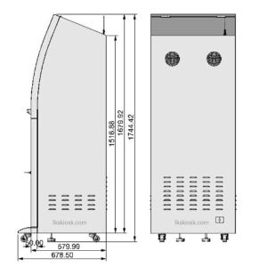 ATM Interactive Bill Payment Kiosk With Bank Card Reader / Cash Dispensser