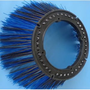 Poly Wire Bristle Mixture Johnston 2000 Sweeper Side Front Brush