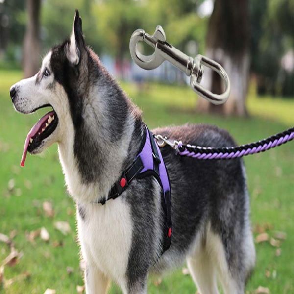 Polished Stainless Steel Boat Chain Swivel Eye Spring Snap Hook 73mm for Heavy Industry