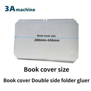 Book Cover Double Side Folder Gluer Machine with Max Liner Speed of 250 Meter/