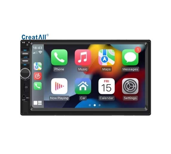 Creatall 7-Inch HD Large Screen Car Radio Central Control MP5 BT Player with