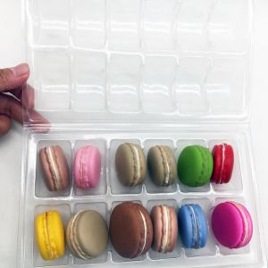 PVC/PET plastic packaging tray macaron/cake/candy packaging