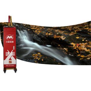 Foldable Rail Foldable Printhead Vertical Wall Printer 2880dpi