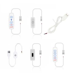 Quality USB Switch on off Cable Dimmer for LED Strip for sale