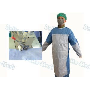 Ultrasonic Bonding Disposable Examination Gowns , Impervious SMMS Disposable