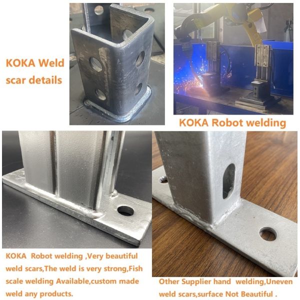 Customized Size Electrical Galvanized Back to Back Unistrut Bracket