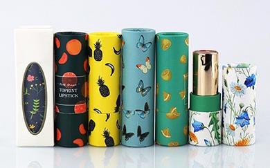 Buy Sustainable Lipstick Paper Tube Packaging Convenient Silk Screen Printing at wholesale prices