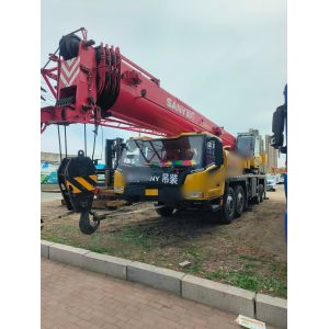 2023 Used SANY Mobile Truck Crane 55 Tons With YUCHAI Engine And 5 Crane Jib
