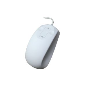 USB2.0 White Optical Silicone Mouse IP68 EMC With Comfortable Shape