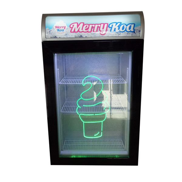 98L Glass Door Upright Mini hotel Bar Display Freezer,small refrigerator