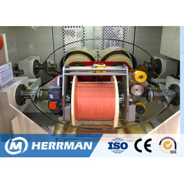 Heavy Duty Torsion Free Pair Cable Twisting Machine For CAT5 CAT6 CAT7 Fatigue Resistant