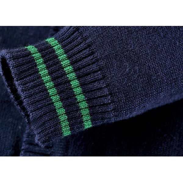 Toddler Boys Cardigan Sweaters Children V Neck School Uniform Clothing Cable Design