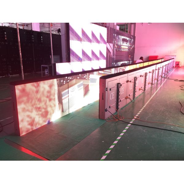 Digital P8 Perimeter LED Display Screens LED Advertising Billboard Light Weight