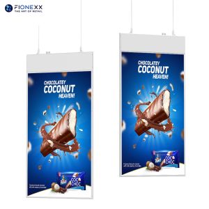 Double Sided 700nits Hanging Digital Signage 55inch Ceiling Mounted