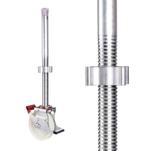 Nylon 880lbs Loading 6inch Scaffolding Wheels Adjustable