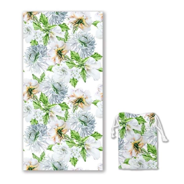 ODM/OEM Free Design Custom Printed Logo Microfiber Sand Custom Beach Towel Super Absorbent Quick-Dry Soft Lightweight Sand Free