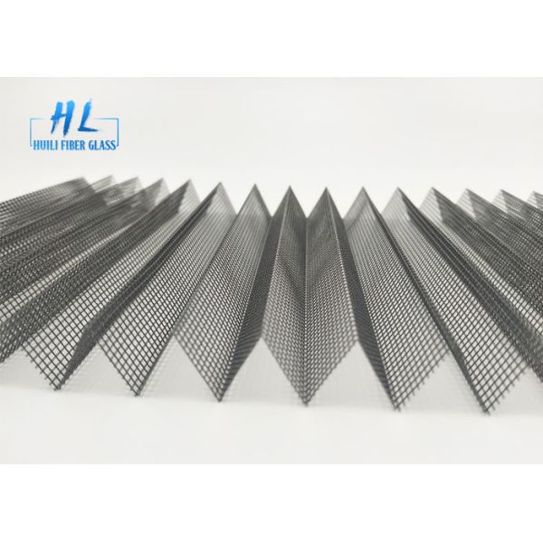 Anti - Mosquito Plisse Insect Screen Retractable Polyester Material Light Weight