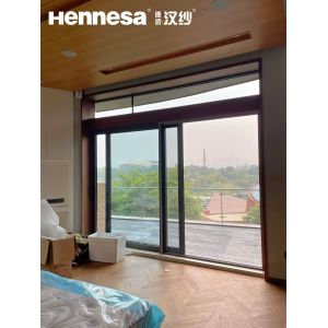 Customizable Fiberglass Retractable Screen Window With Plastic Handle