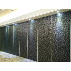Office Singapore Wooden Partition Wall , Interior Movable Sliding Folding Doors