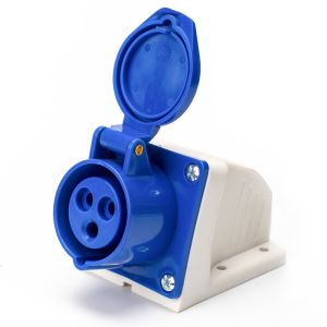 IP44 3 Pin 16A 230V Flush Mounted Industrial Plug Socket