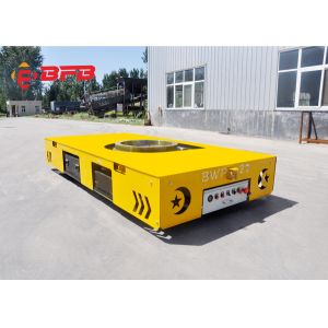 Battery Driven 30 Tons Trackless Transfer Cart Omnidirectional