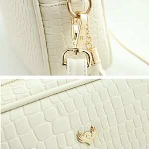 white sling quality bags for girls bolsas de mensajero