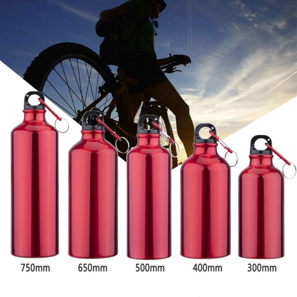 cheap custom black 500ml aluminum beer bottle, with plastic lid sports drinking water bottle aluminum wholesale