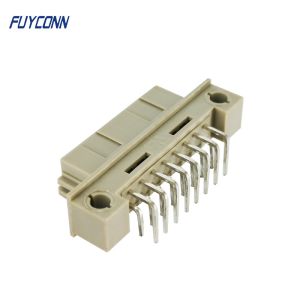 China Male Plug Eurocard 3 Rows DIN 41612 Connector 90 Degree R/A PCB on sale