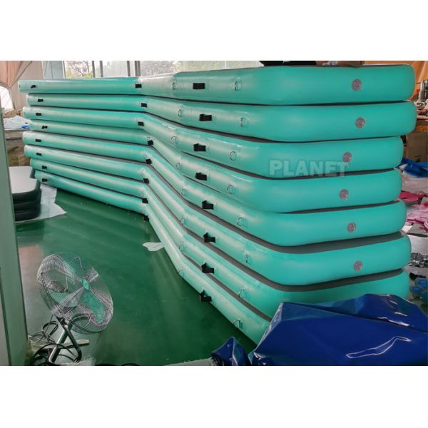 Customized Drop Stitch Y Shape Pontoon Boat Platform For Parking