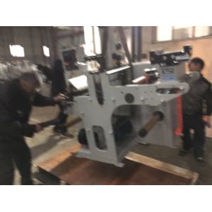 320fq-Tr PVC Tarpaulin Roll Slitter with Turret Rewinder 320fq Adhesive Pre