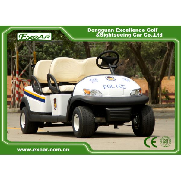 Buy EXCAR Open Roof Police Electric Patrol Car With Trojan Battery at wholesale prices