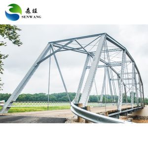 Prefabricated Steel Pedestrian Bridges Wide Span Metal Walkway Bridge Steel