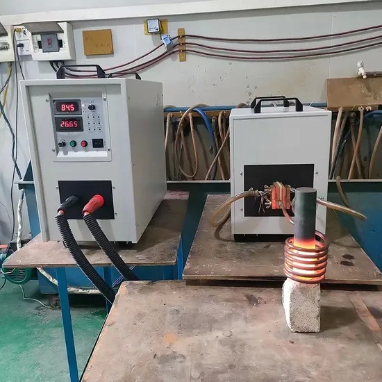 75A High Frequency Induction Heating Machine with Vertical Type Structure and 23