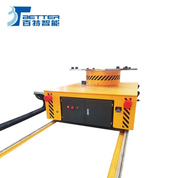 Buy Professional Design Electric Trolley Rail Transfer Cart for Material Transportation in Industry at wholesale prices