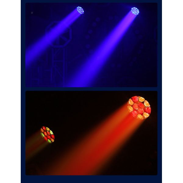 12 Bee Eye Moving Head LED Stage Lights For Bar Shaking Dyed IP20 Waterproof