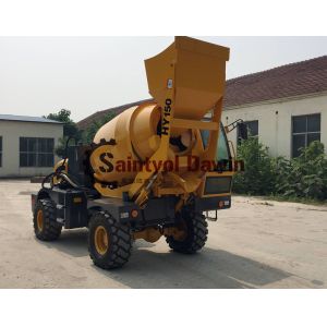 Auto Self Loading Concrete Mixer Truck with PLC Weighing System