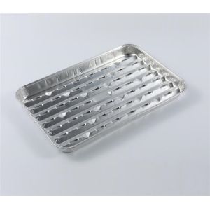 Disposable Rectangular Turkey Chicken Roast Aluminum Foil Serving Tray