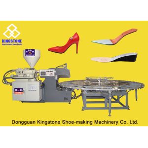 200-280 Pairs Per Hour Shoe Sole Making Machine For Wedge Heel Sandals / Boots
