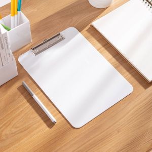 ODM White Nursing Hospital Office Clipboards 22.5*31.5cm Writing Clip Board