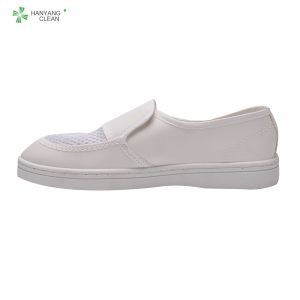 white good quality PVC Esd anti-static mesh shoes manufacturer