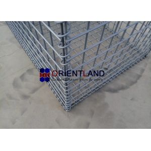 2m×1m×1m Pvc Coated Welded Gabion Baskets Sloped Backyard Landscaping Mesh 5.0mm