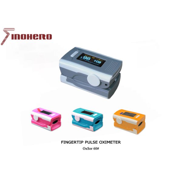 Medical Patient Monitoring System Diagnostic Frigertip Pluse Oximeter With Battery