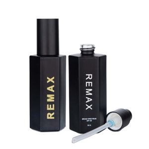 50ml Frosted Glass Glass Cosmetic Packaging Lotion Recycled Hexagonal Cosmetic