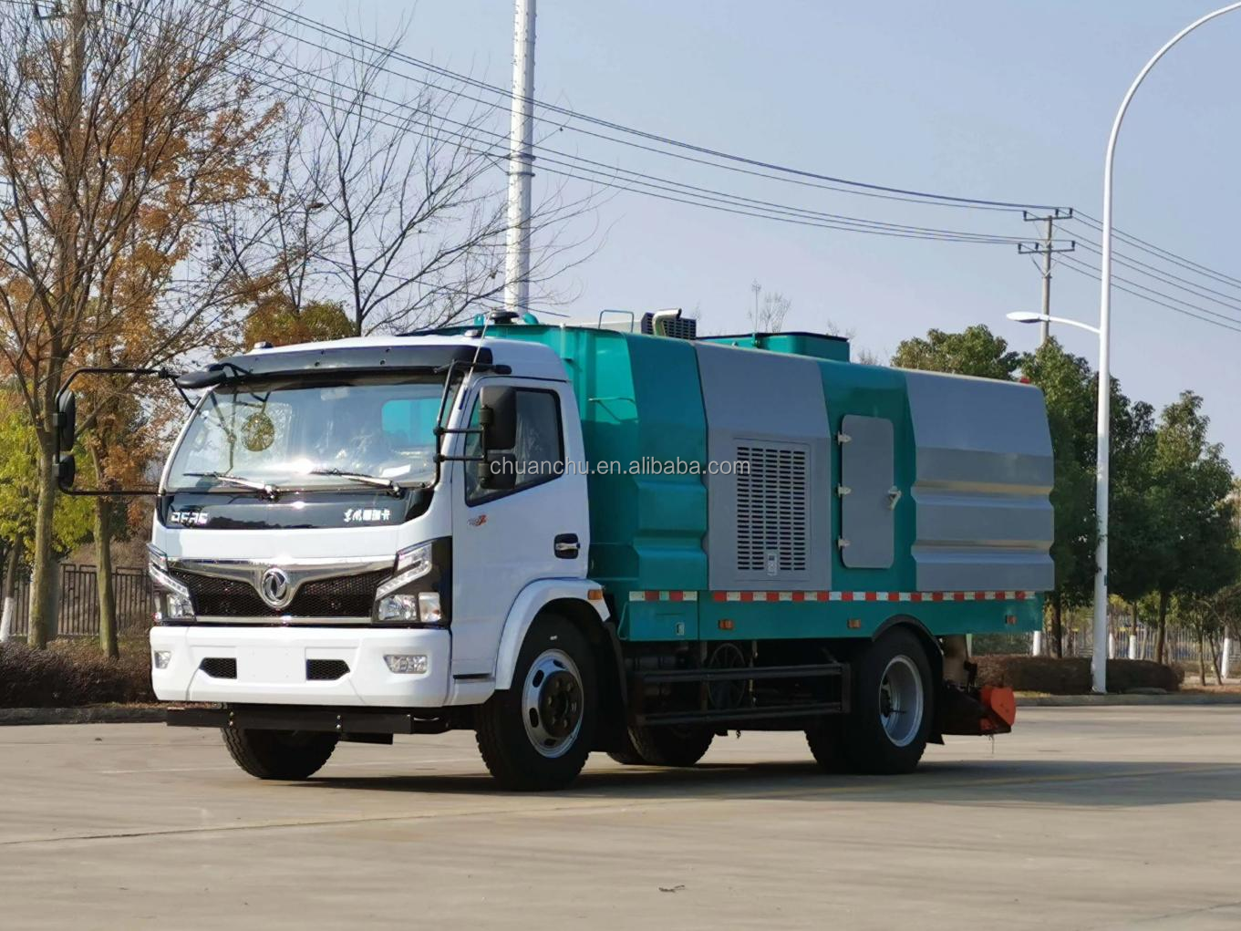 Pure Electric Top-Tier 8CBM Vacuum Sweeper Truck for Outdoor Roads Crafted by 's Finest to Meet Custom's Requirement